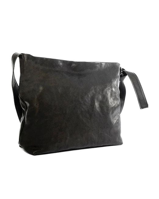 Ann Demeulemeester Black Runa Medium Soft Shoulder Bag