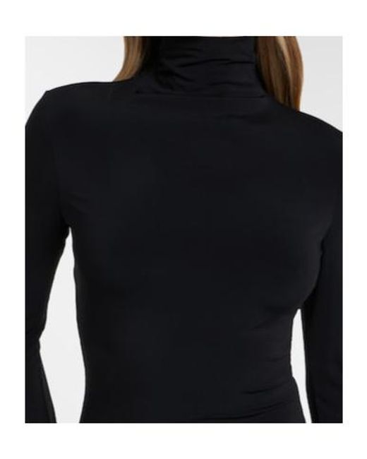 Stella McCartney Black Crêpe Jersey Gown