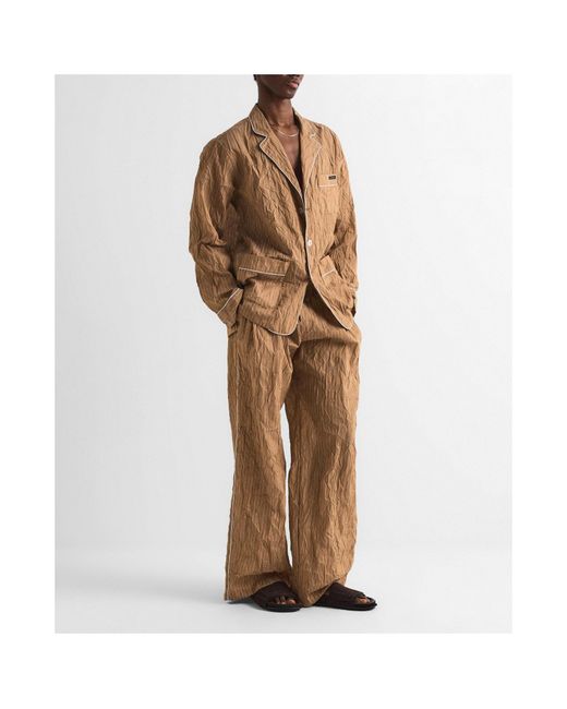Dolce & Gabbana Natural Loose Long Pants for men