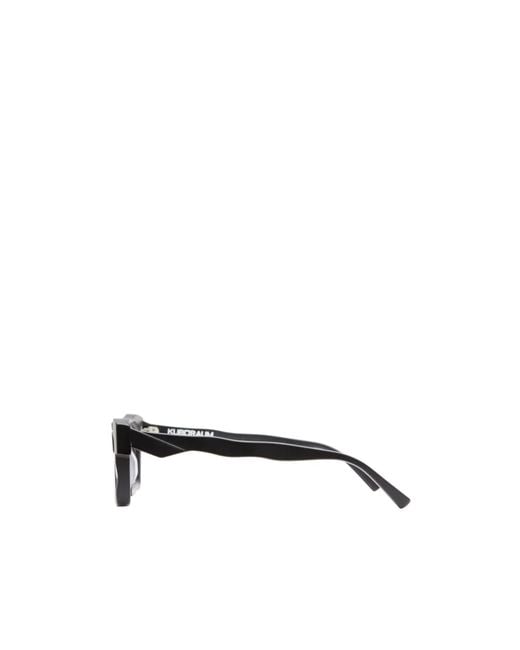 Kuboraum White G1 Geometric-Frame Glasses for men