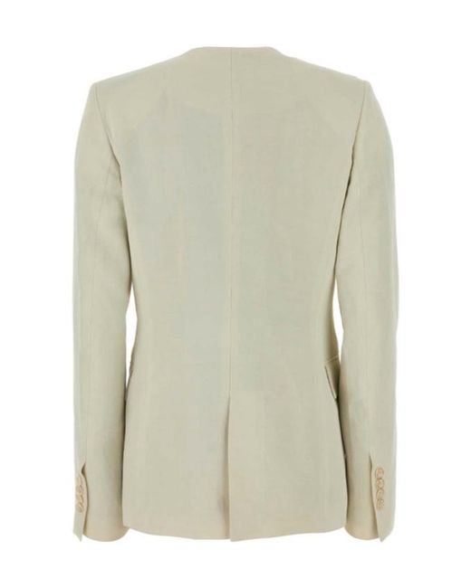 Uma Wang Green Long-Sleeved Suit Jacket