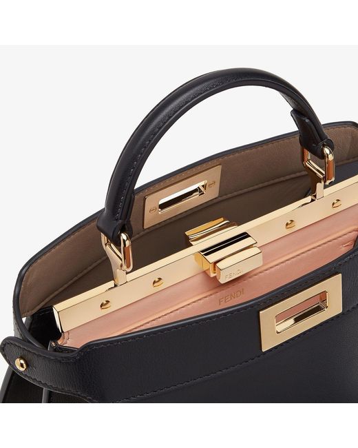 Fendi Black Peekaboo Iseeu Small Tote Bag