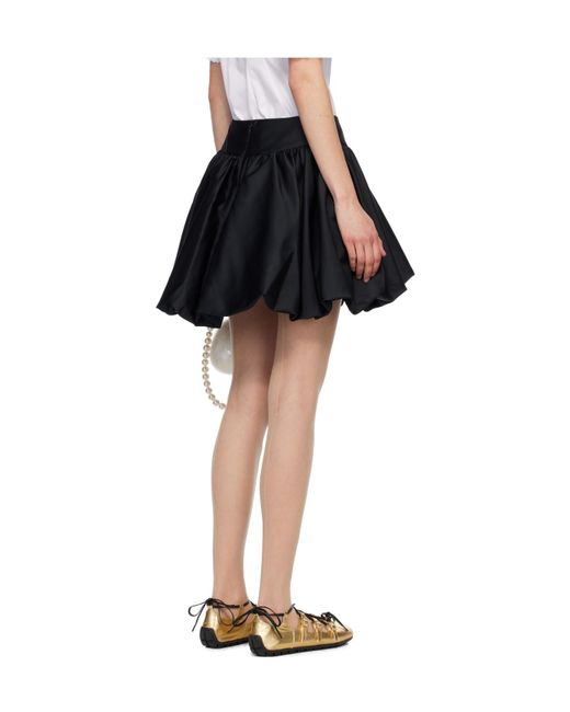Simone Rocha Black Bubble Mini Skirt