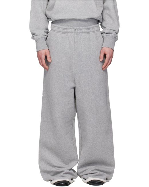Entire studios Gray Full Wide-Leg Joggers for men