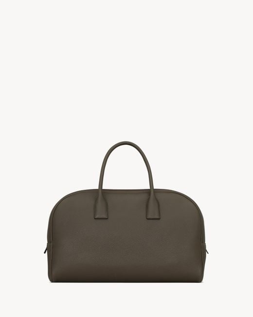 Saint Laurent Brown Bowling Small Travel Bag for men