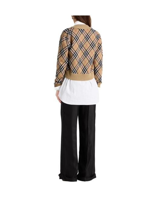 Burberry Natural Printed Cardigans