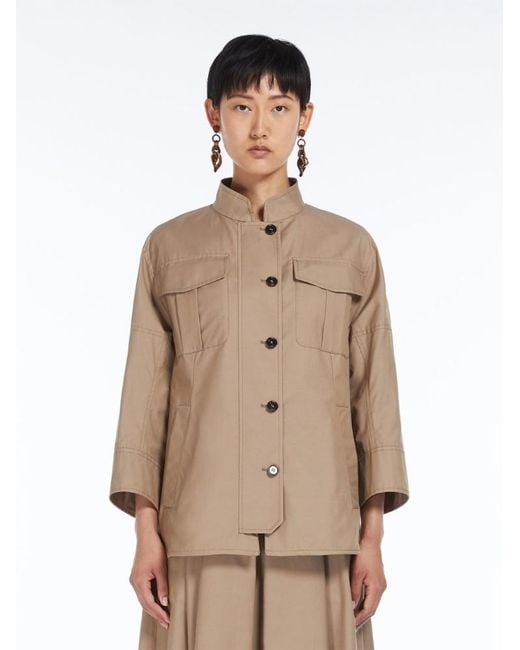 Max Mara Natural 'S Buttoned Long-Sleeved Jacket