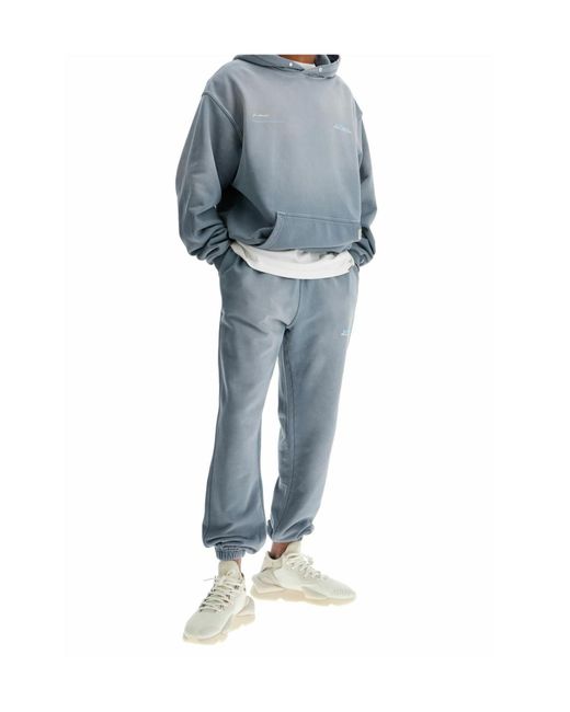 Represent Blue Elastic Waist Sweatpants for men