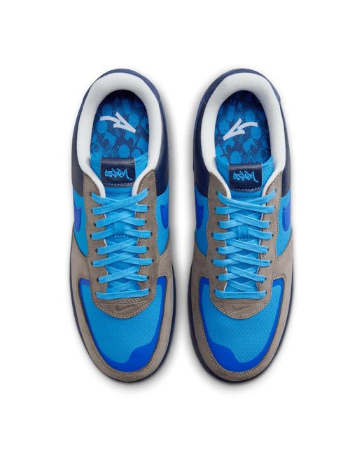 Nike Blue Air Force 1 'Stash 2024' Sneakers for men