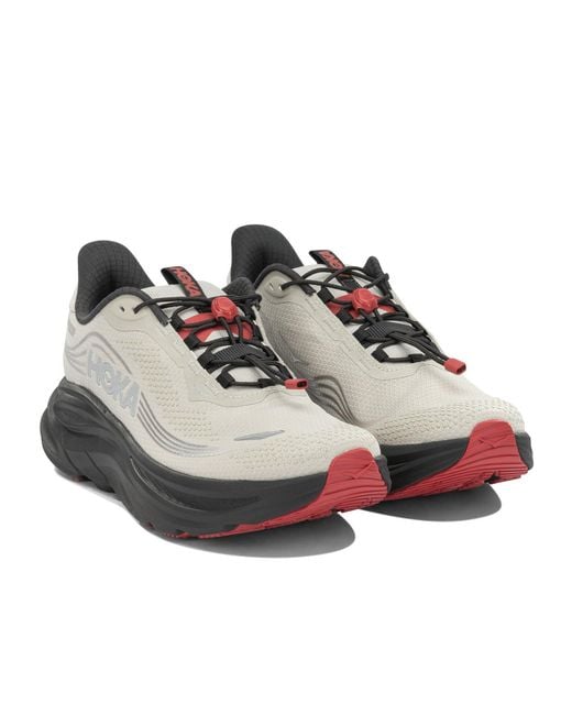 Hoka One One Gray 'Clifton 11 Gtx' Low-Top Sneakers for men