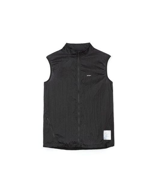 Satisfy Black Long-Sleeved Casual Jacket for men