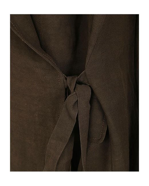 Uma Wang Green Khloe Peak-Lapels Jacket