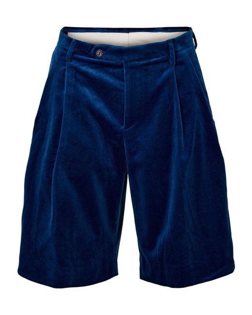 Gucci Blue Solid-Color Shorts for men