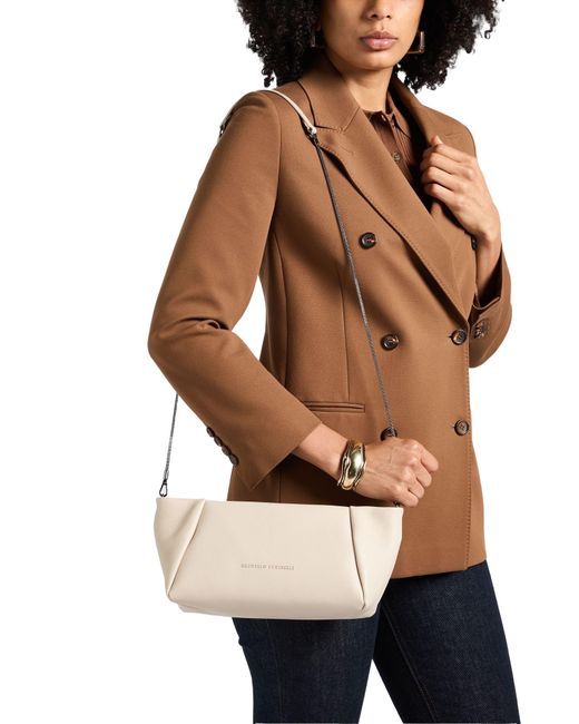 Brunello Cucinelli Natural Largesize Crossbody Bag