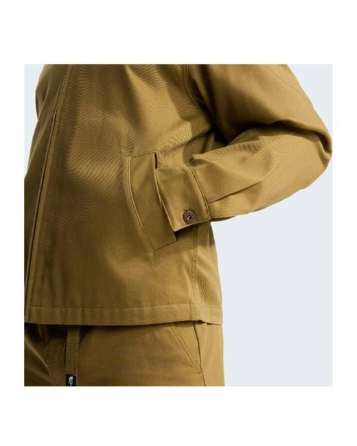 The North Face Green Button Cotton Jacket for men
