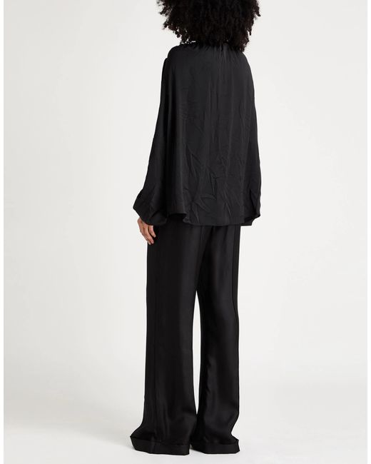 Balenciaga Black Satin Shirt