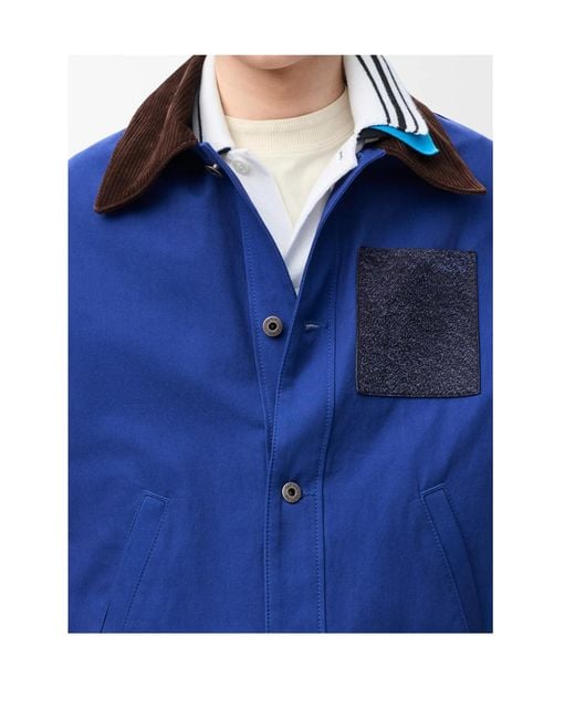 Loewe Blue Long Sleeved Jacket for men