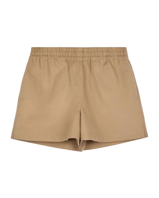 Tod's Natural Elastic Waist Shorts