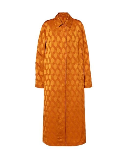 Dries Van Noten Orange Printed Jacket