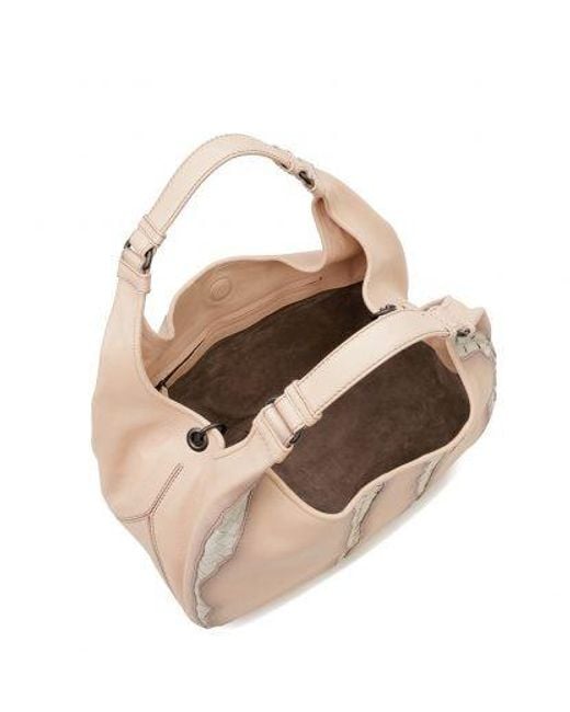 Bottega Veneta Pink Logo Handbag