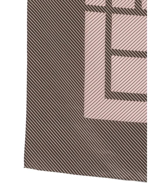 Totême Pink Pattern Scarf