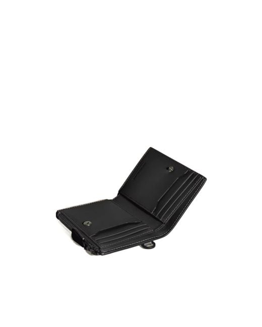 Montblanc Black Mini Vertical Wallet 6Cc for men