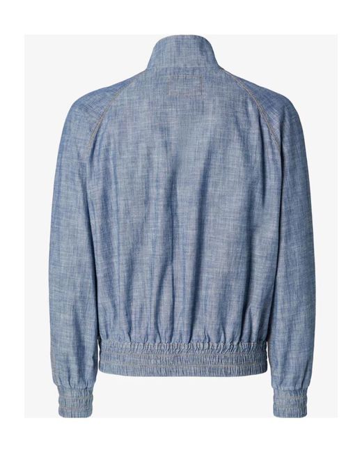 Fendi Blue Long Sleeve Jacket for men
