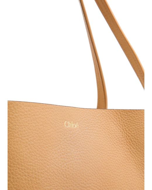 Chloé Natural Chloé Spin Large Tote Bag