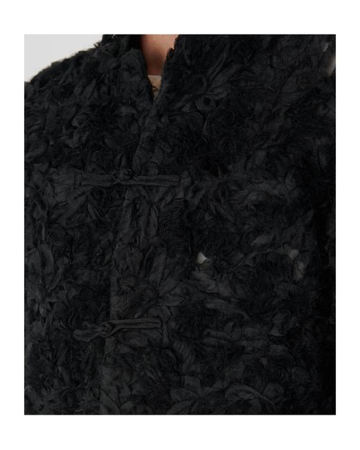 Comme des Garçons Black Long-Sleeved Casual Jacket