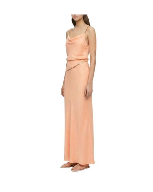 Rabanne Pink Double Satin Tank Top