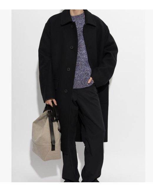 Dries Van Noten Blue Crew Neck Long-Sleeved Knitwear for men