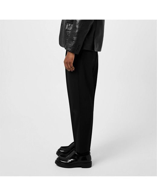 Prada Black Pleated Track Pants for men