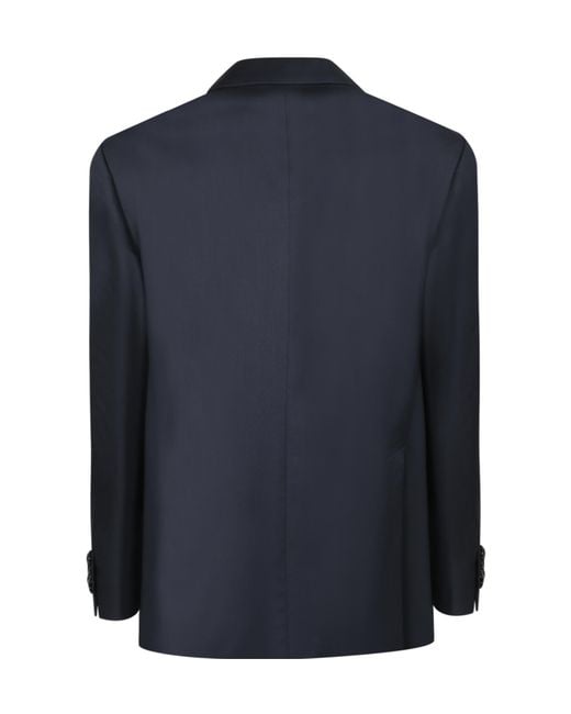 Lardini Blue Single-Breasted Tailored Blazer for men