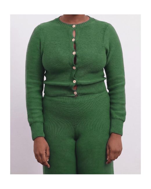 Baserange Green Long Sleeve Sweater