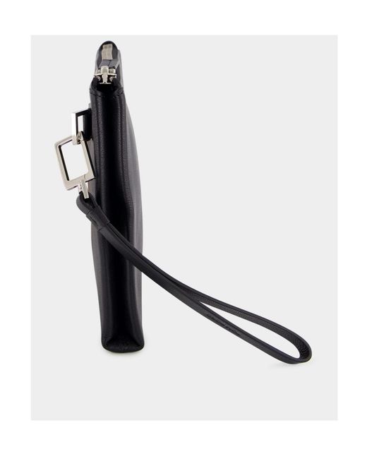 Tom Ford Black Minimal Slim Wristlet Pouch Bag for men