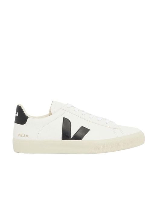 Veja White Logo Skate Shoes for men