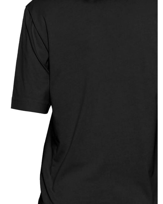 Moncler Black Logo Patch Crewneck T-Shirt