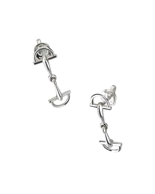Gucci Metallic Staffa Earrings for men