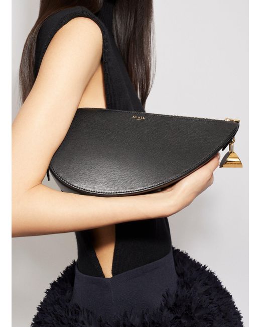 Alaïa Black Alaïa Le Demi-Coeur Shoulder Bag