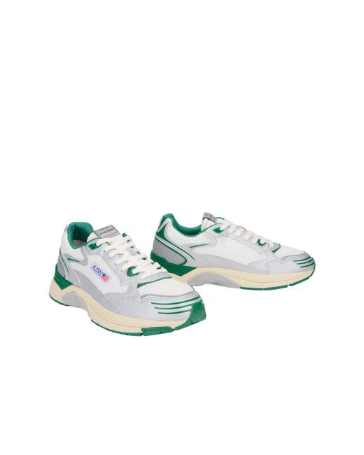 Autry Green Hyperway Mesh Low-Top Sneakers for men