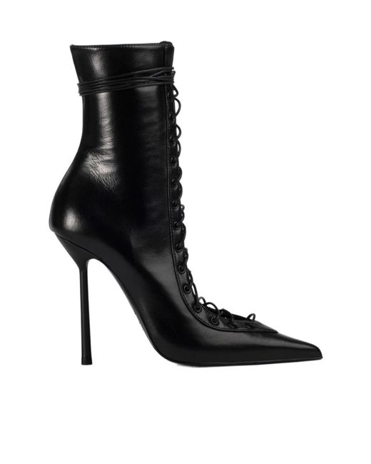 Le Silla Black Heeled Boots