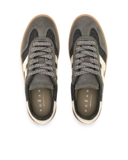 Hogan Brown Cool Sneakers