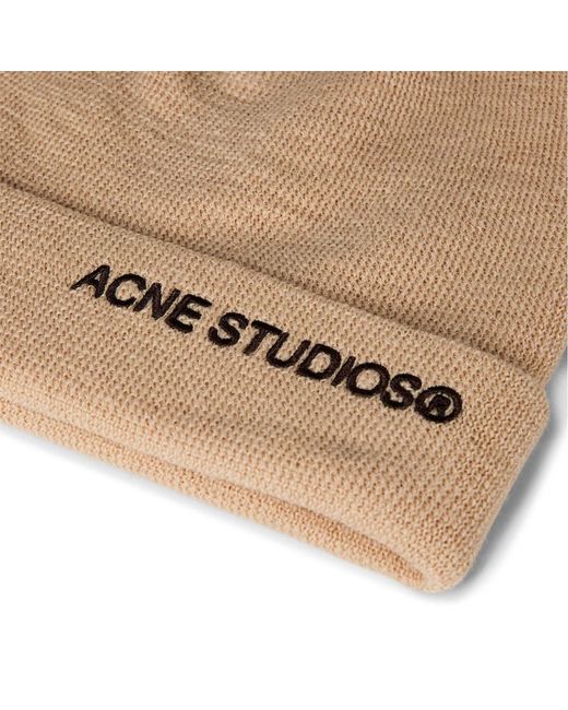 Acne Natural Logo Hat for men