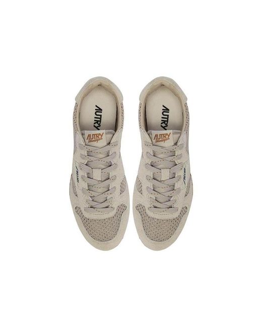 Autry White Windspin Low Sneakers