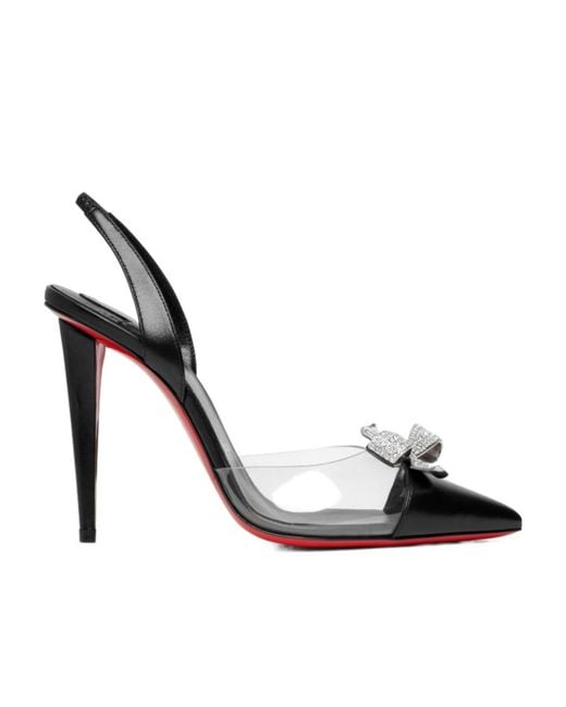 Christian Louboutin Metallic Bow-Tie High Heels