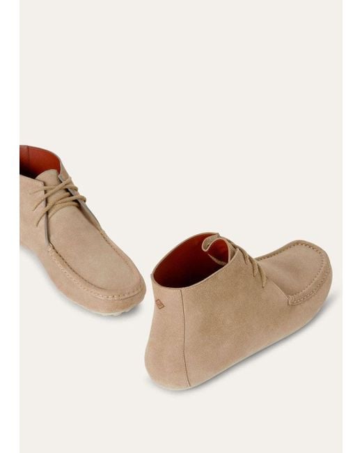 Loro Piana Natural Dot Sole Lace-Up Walk Boots for men