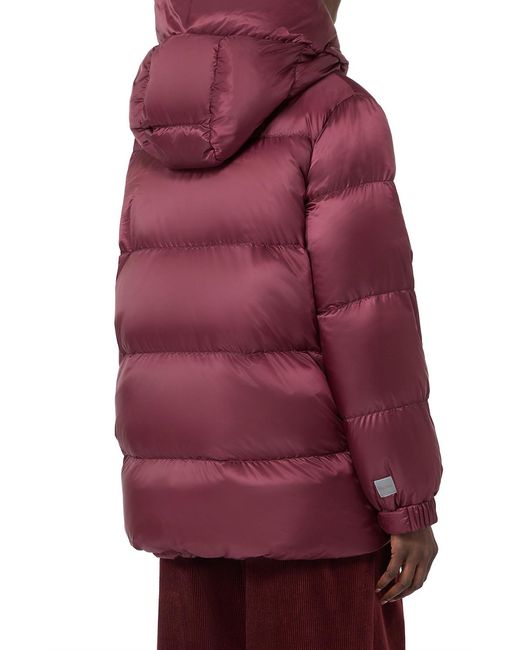 Max Mara Purple Long-Sleeved Padded Jacket
