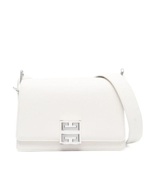 Givenchy White 4G Small Crossbody Bag