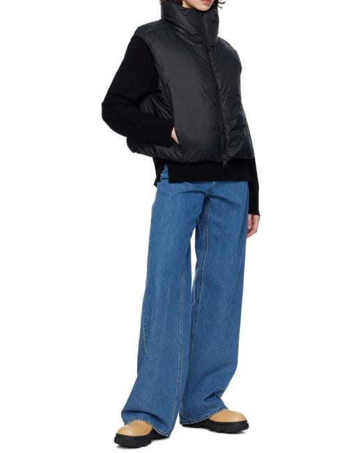 Canada Goose Black Spessa Cropped Down Gilet