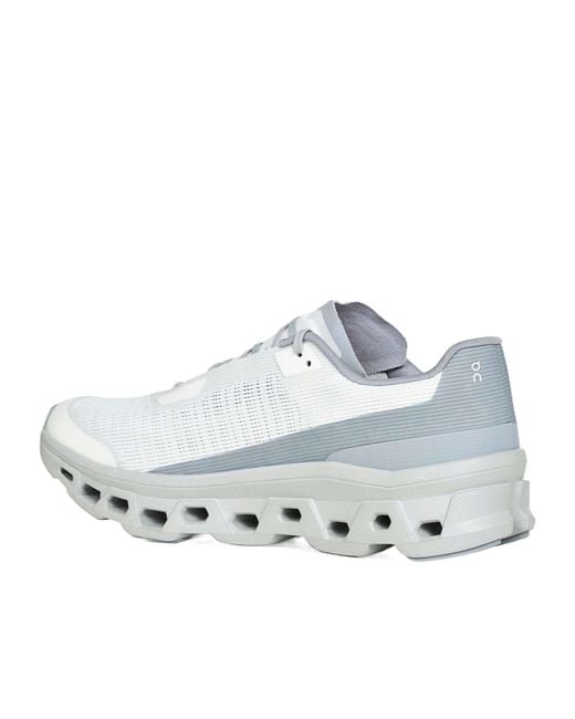On Shoes White Round-Toe Sneakers for men